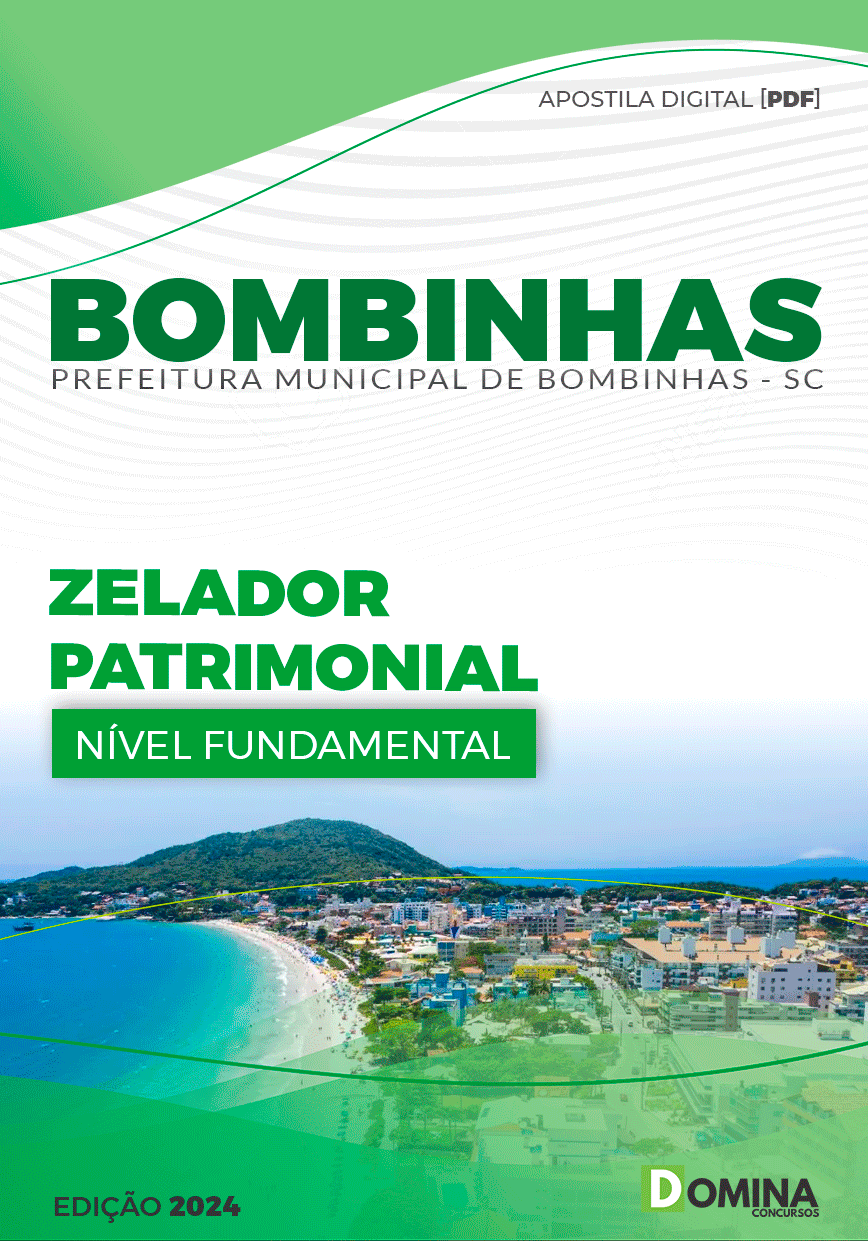 Apostila Pref Bombinhas SC 2024 Zelador Patrimonial