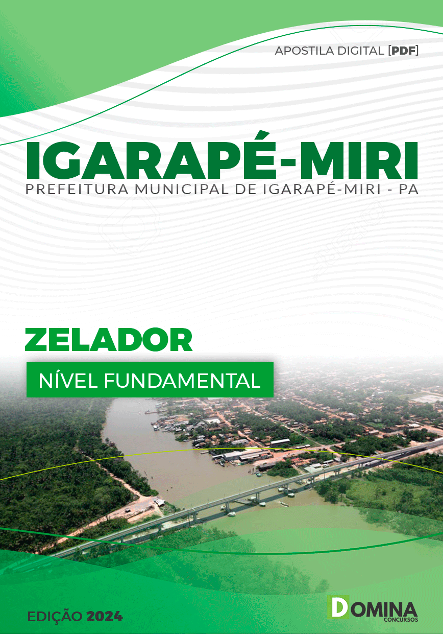 Apostila Pref Igarapé-Miri PA 2024 Zelador