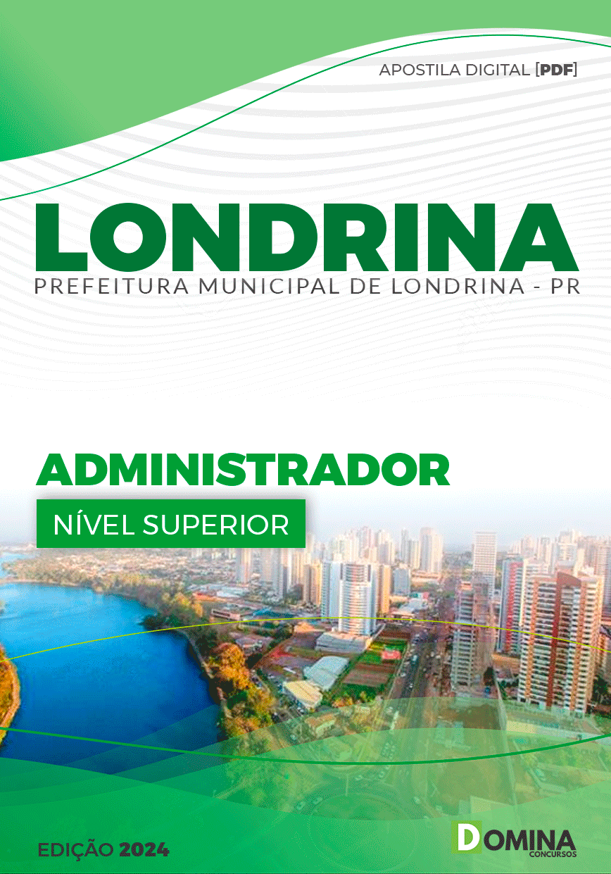 Apostila Pref Londrina PR 2024 Administrador