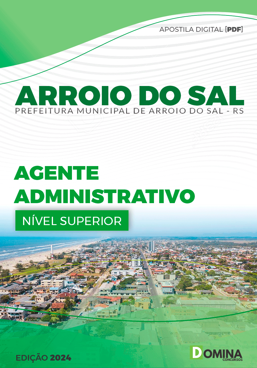 Apostila Pref Arroio do Sal RS 2024 Agente Administrativo