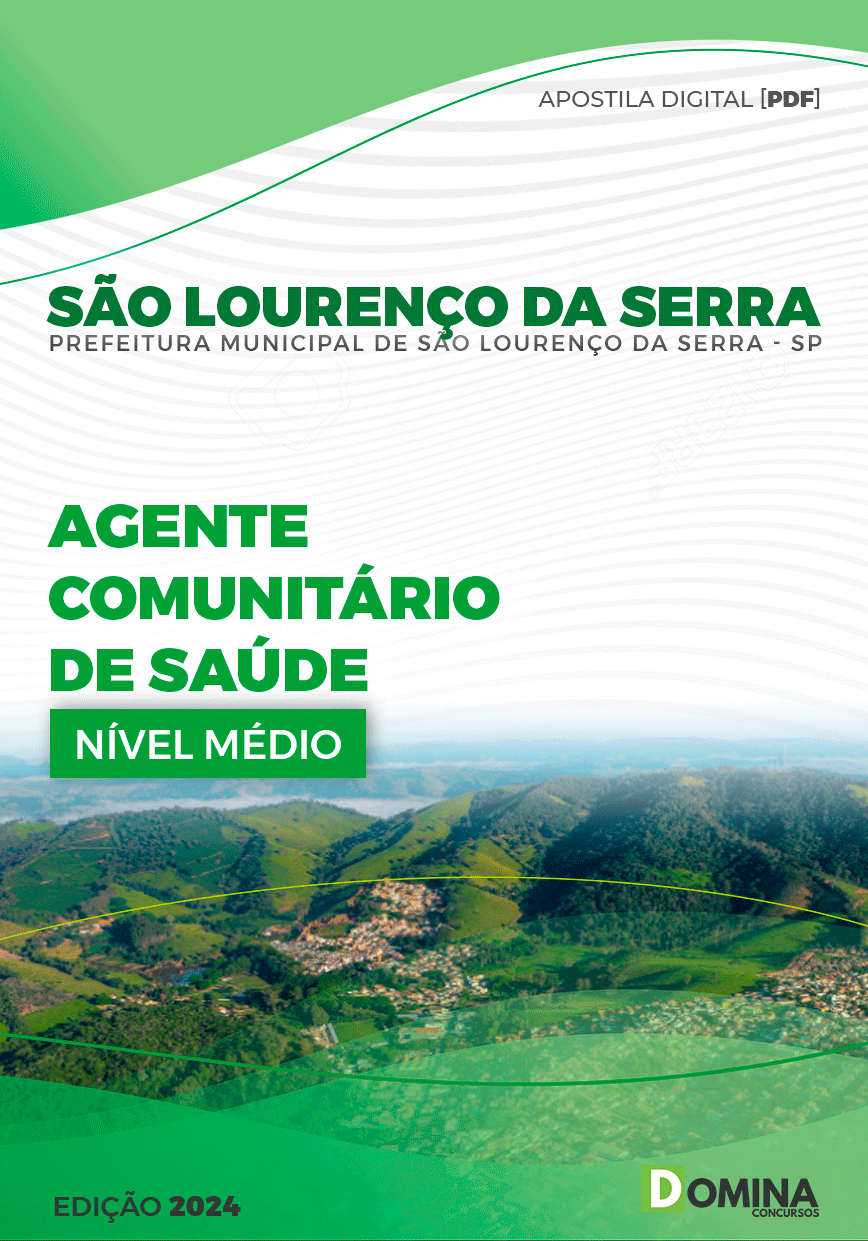 Pref São Lourenço da Serra SP 2024 Agente Comunitário Saúde