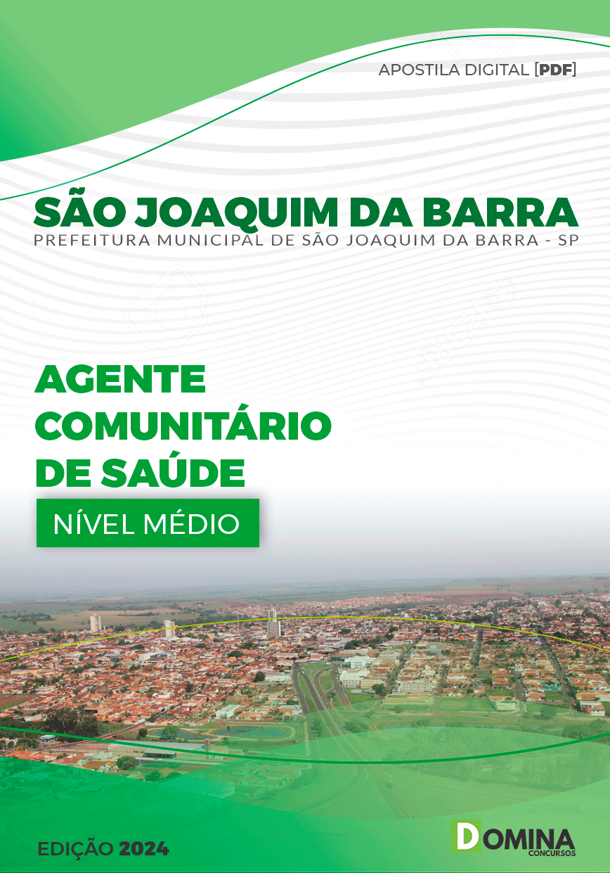 Pref São Joaquim da Barra SP 2024 Agente Comunitário de Saúde