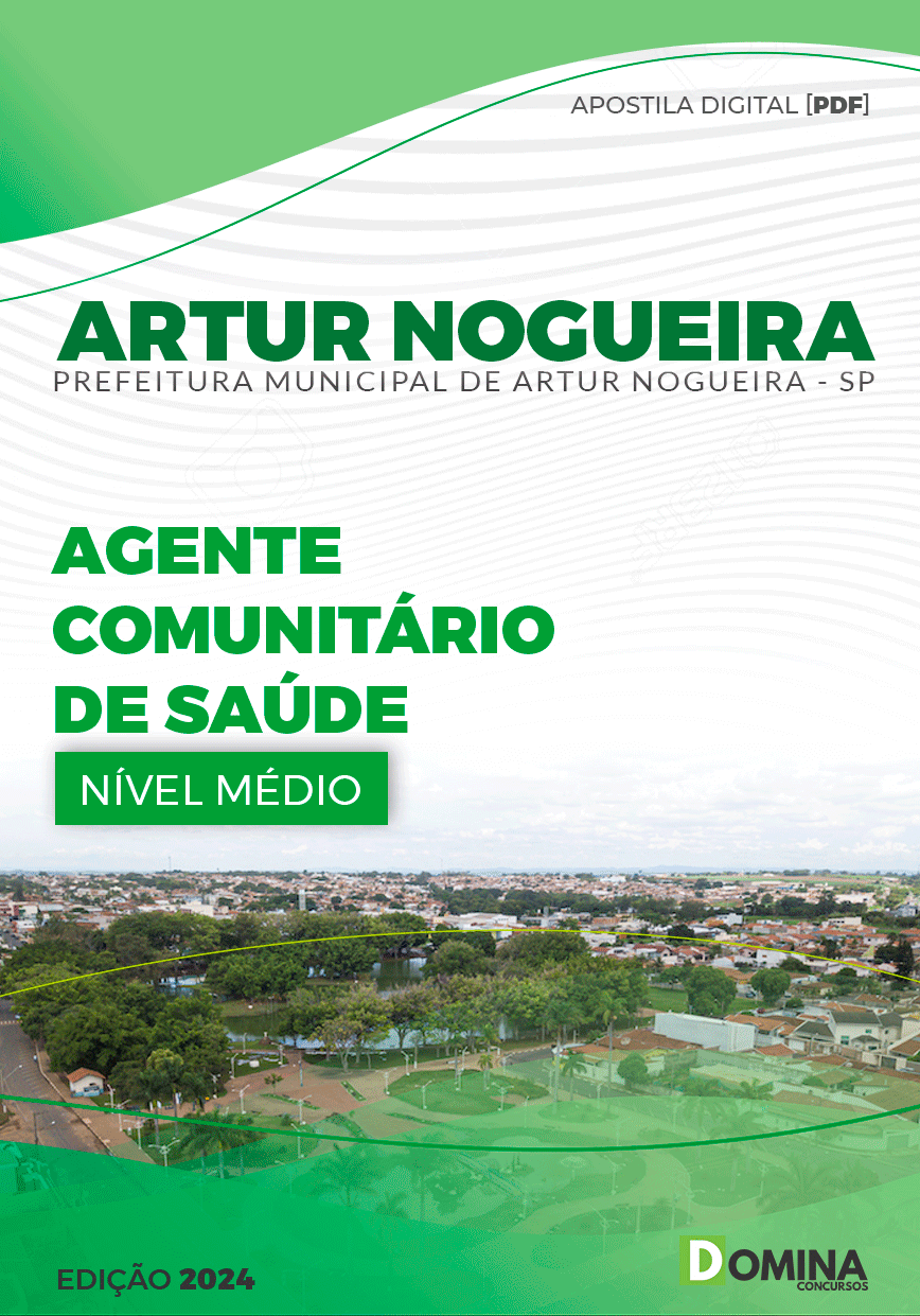 Pref Artur Nogueira SP 2024 Agente Comunitário de Saúde