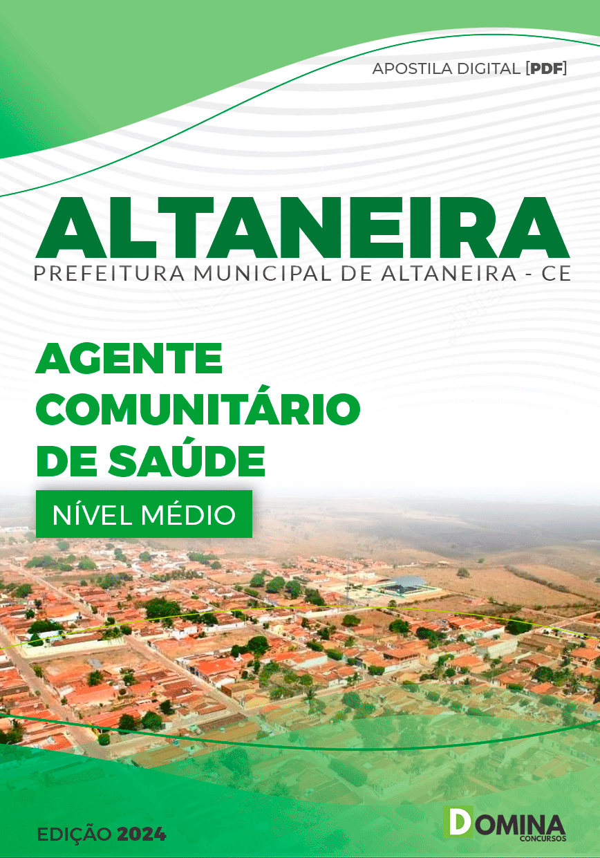Apostila Pref Altaneira CE 2024 Agente Comunitário Saúde