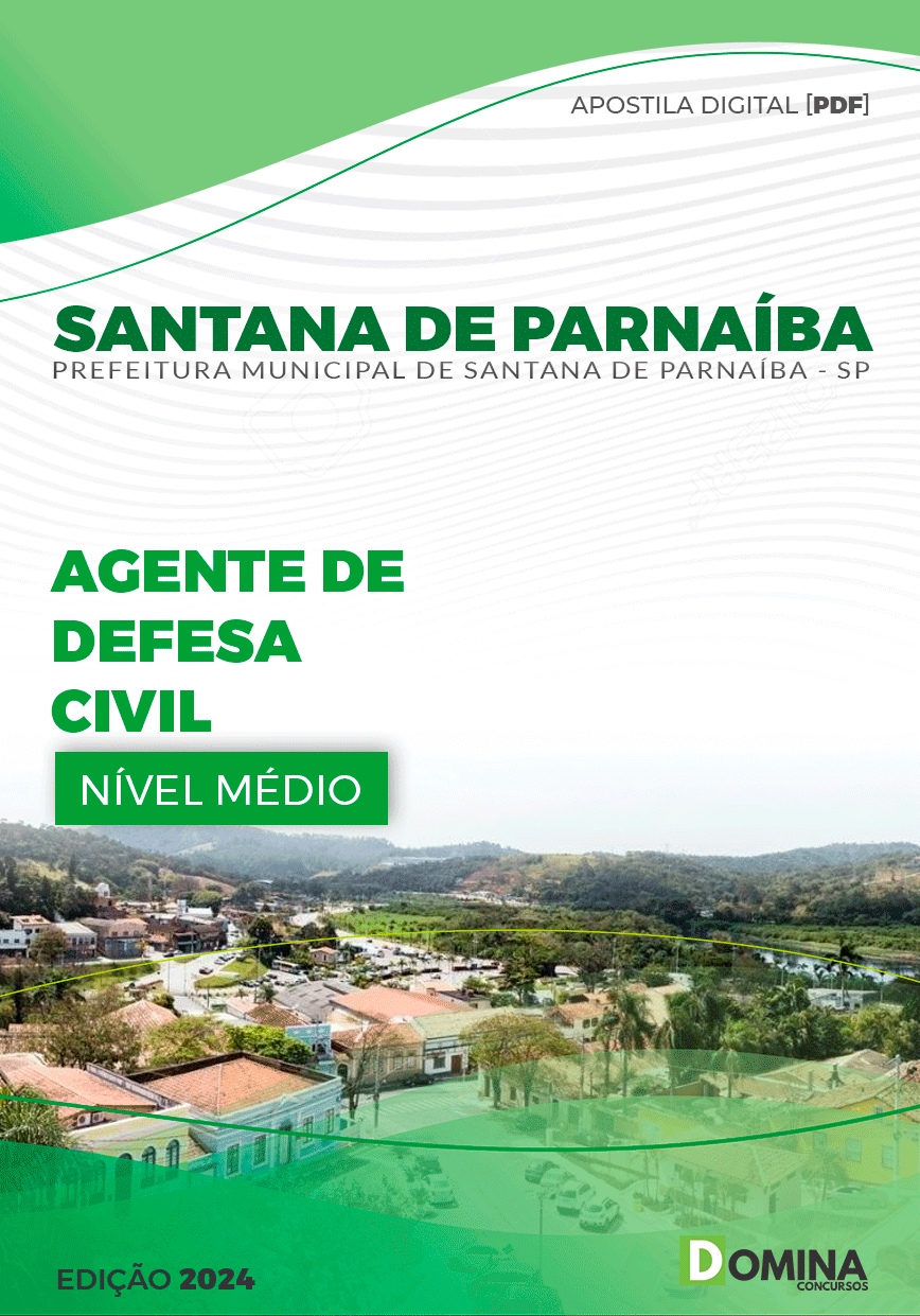 Apostila Pref Santana de Parnaíba SP 2024 Agente de Defesa Civil