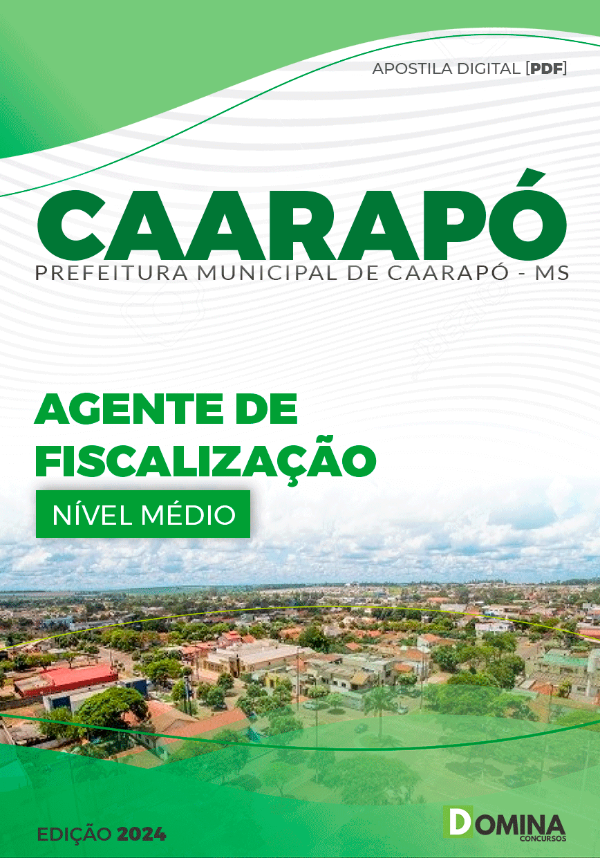 Apostila Pref Caarapó MS 2024 Agente Fiscalização