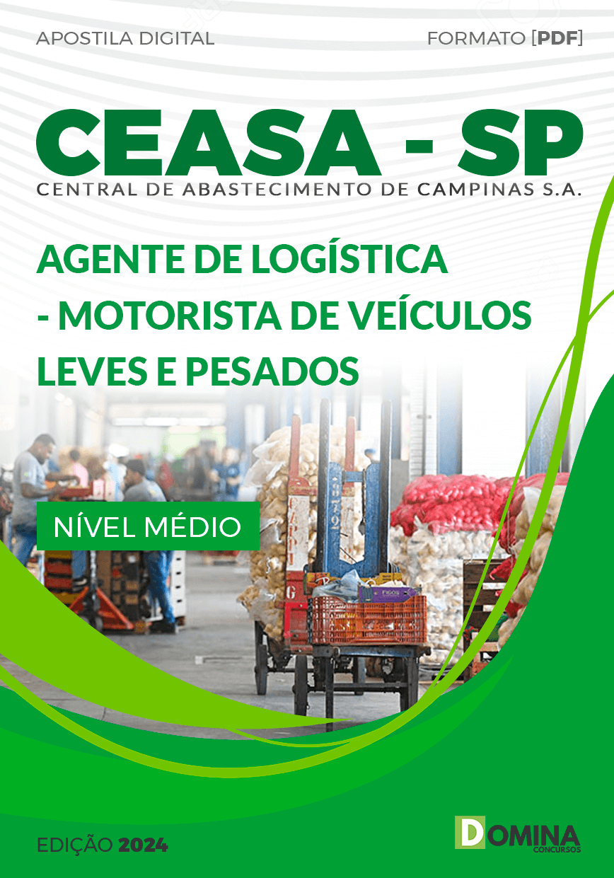 CEASA Campinas SP 2024 Motorista de Veículos Leves e Pesados
