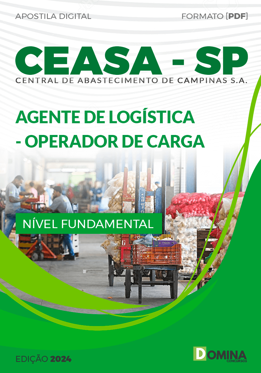 CEASA Campinas SP 2024 Agente de Logística Operador de Caixa