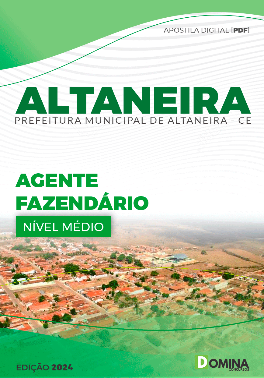 Apostila Pref Altaneira CE 2024 Agente Fazendário