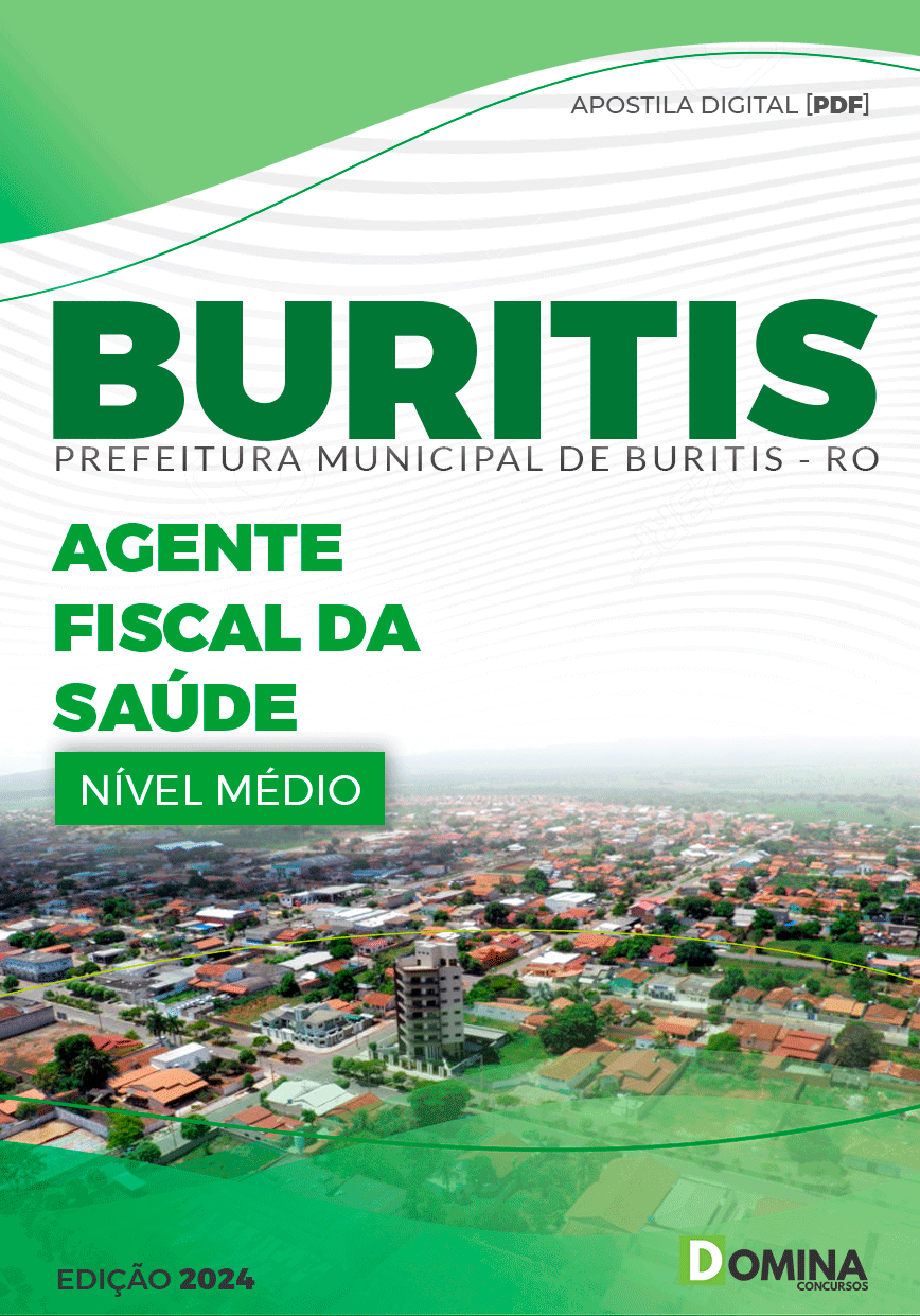 Apostila Pref Buritis RO 2024 Agente Fiscal Saúde