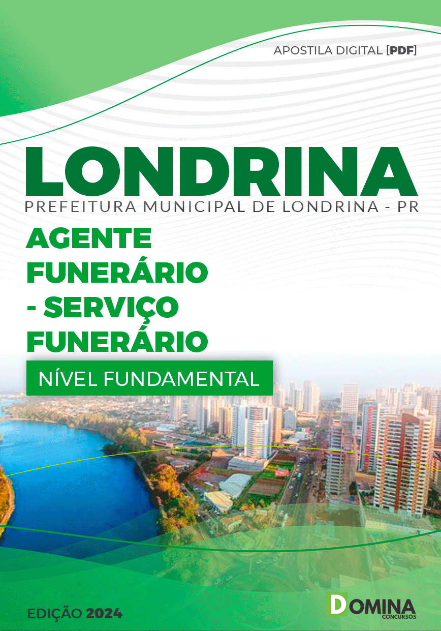 Apostila Pref Londrina PR 2024 Agente Funerário Serviço Funerário
