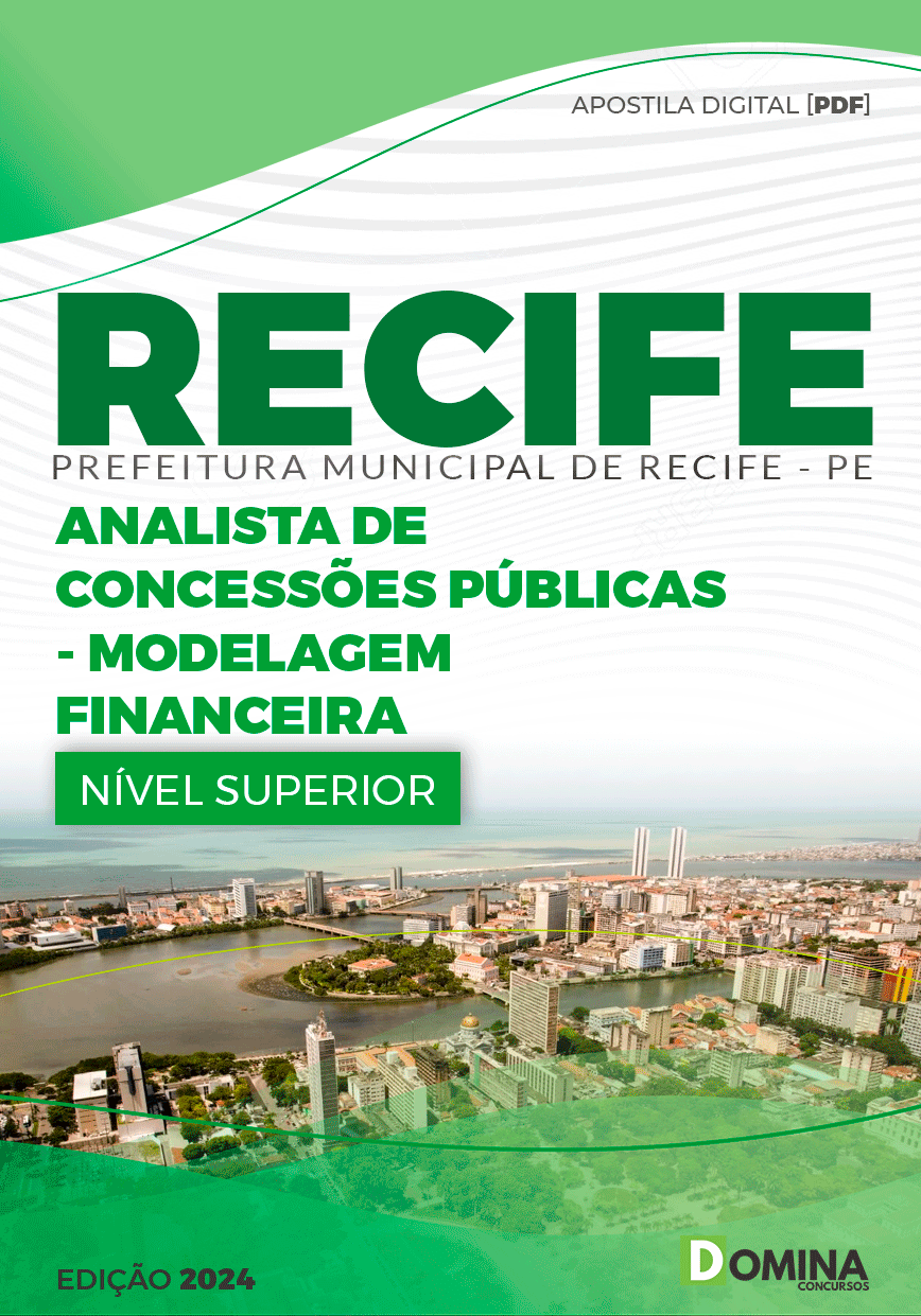 Apostila Pref Recife PE 2024 Analista Modelagem Financeira