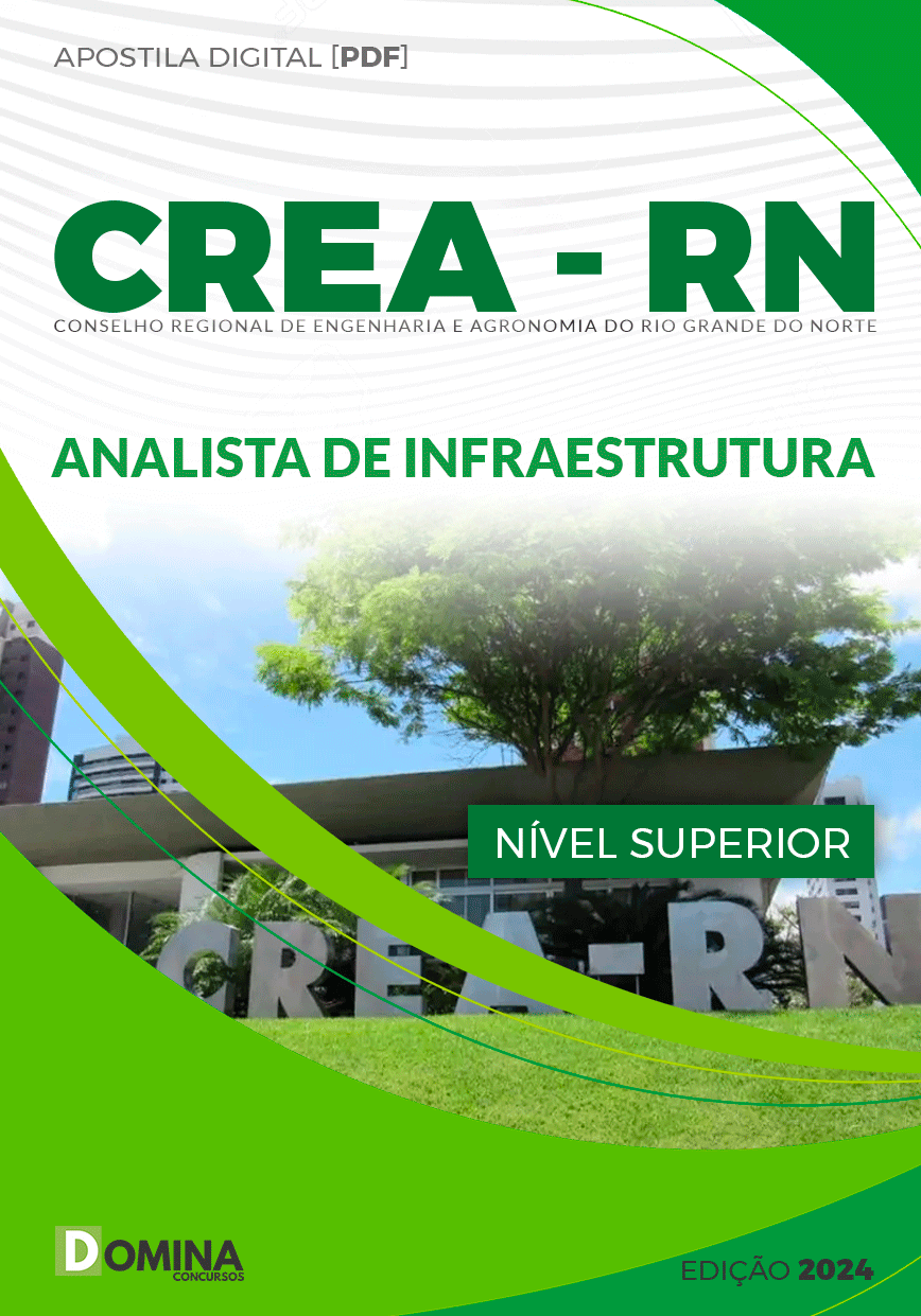 Apostila Concurso CREA RN 2024 Analista Infraestrutura
