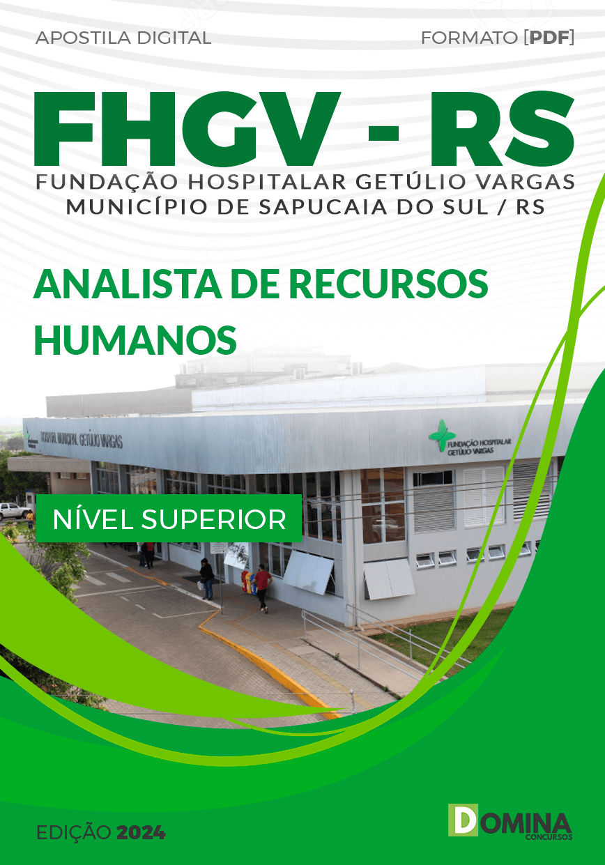 Apostila Concurso FHGV RS 2024 Analista Recursos Humanos