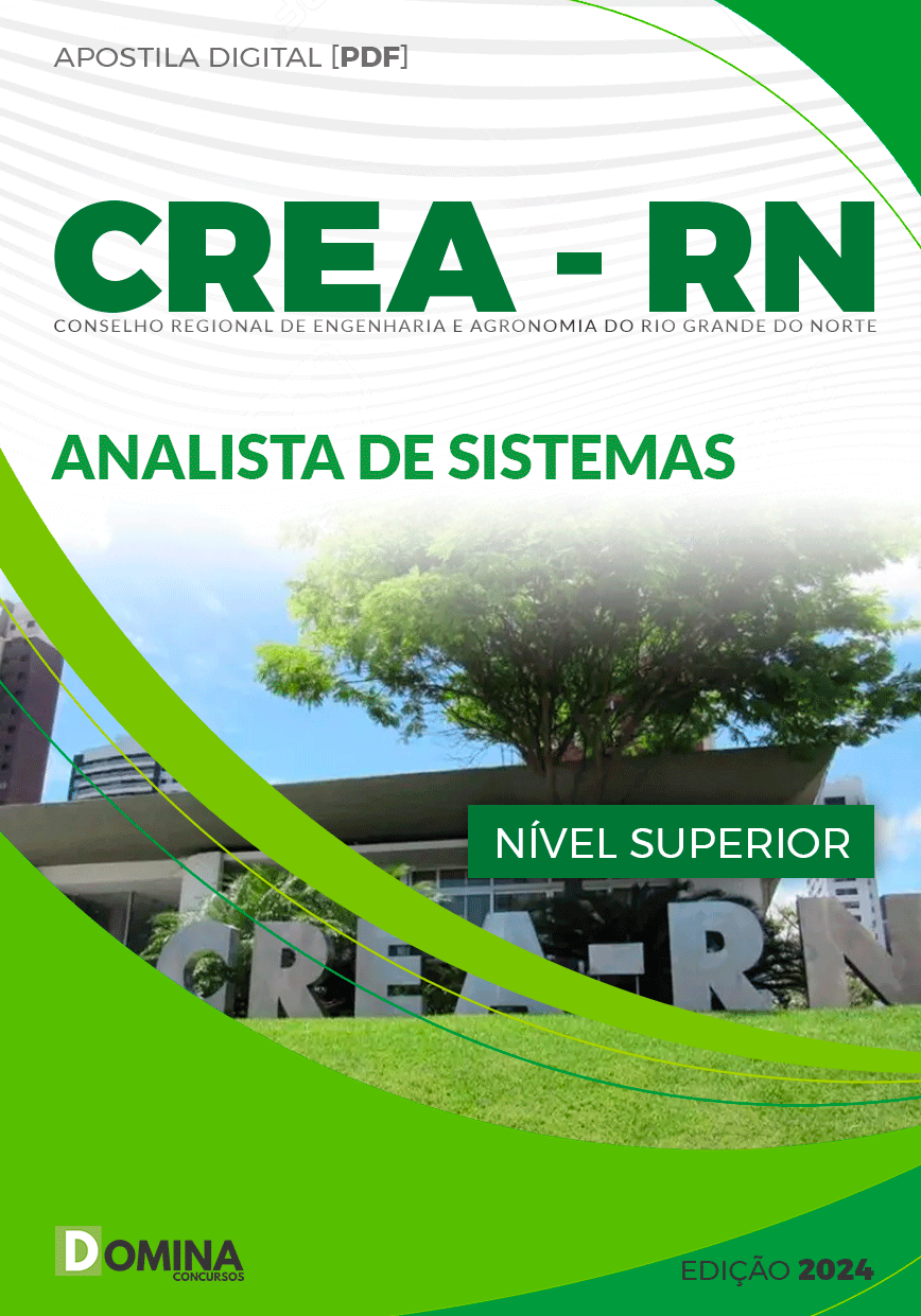 Apostila Concurso CREA RN 2024 Analista Sistemas