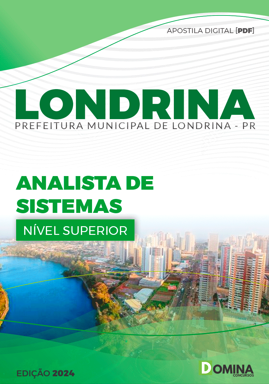 Apostila Pref Londrina PR 2024 Analista Sistemas