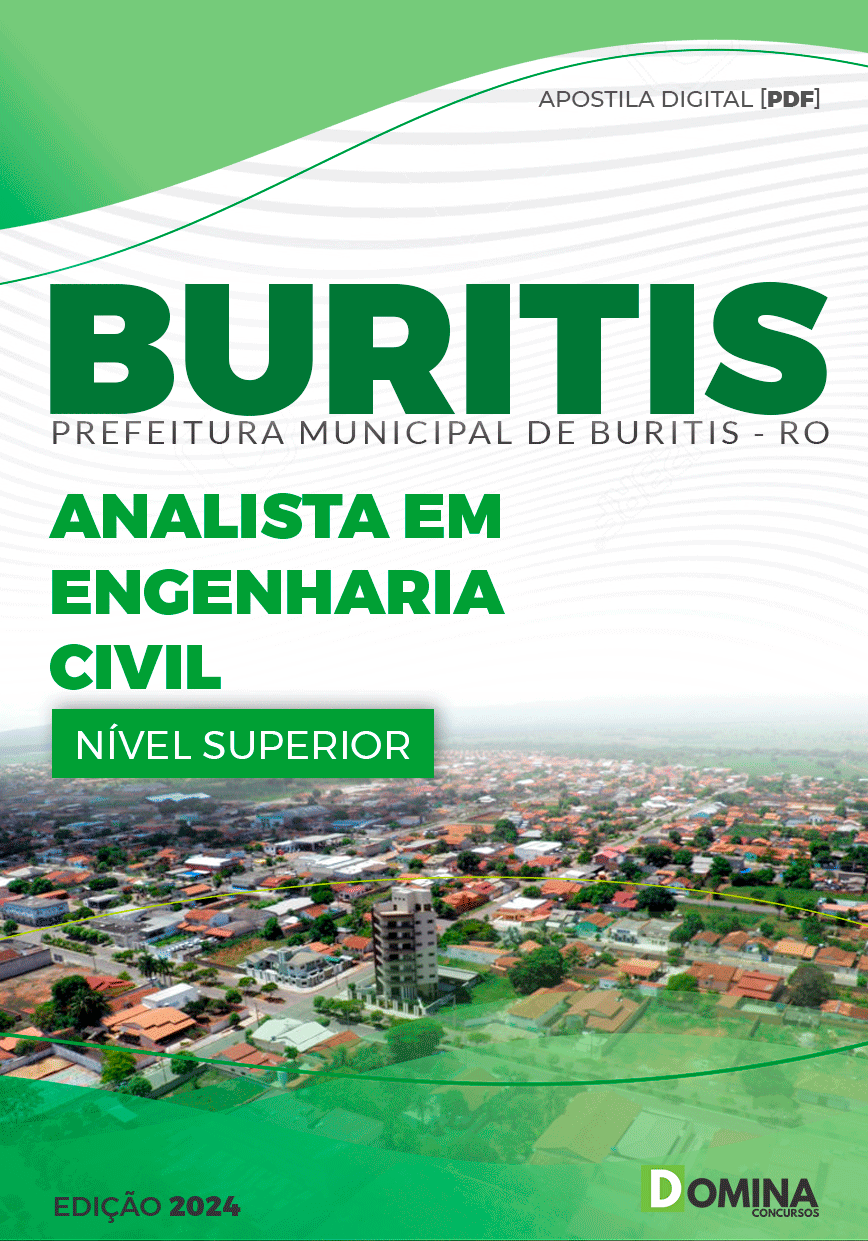 Apostila Pref Buritis RO 2024 Analista Engenharia Civil