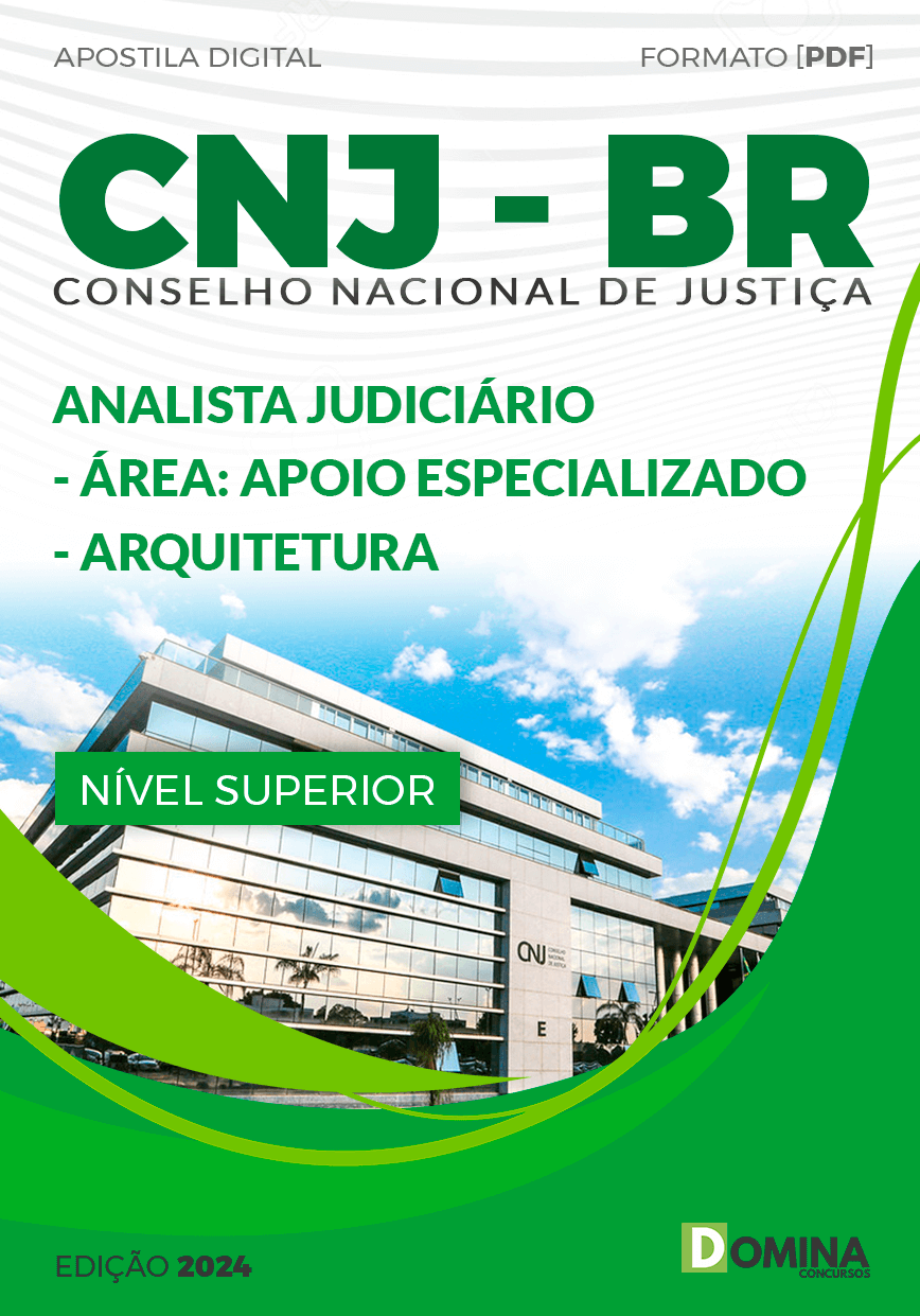 Apostila CNJ 2024 Analista Judiciário Apoio Arquitetura