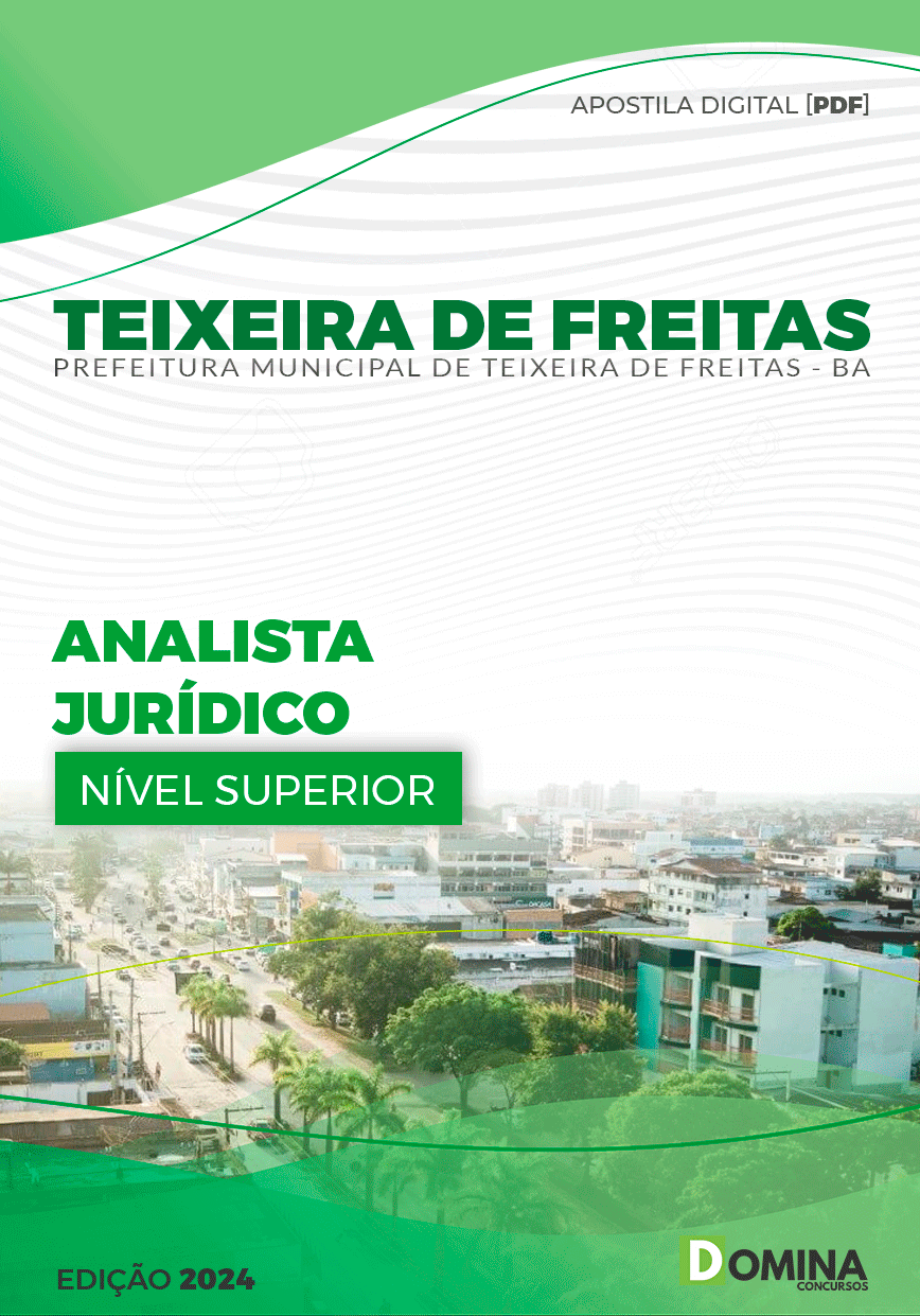 Apostila Pref Teixeira de Freitas BA 2024 Analista Jurídico