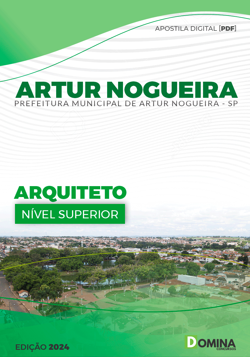 Apostila Pref Artur Nogueira SP 2024 Arquiteto