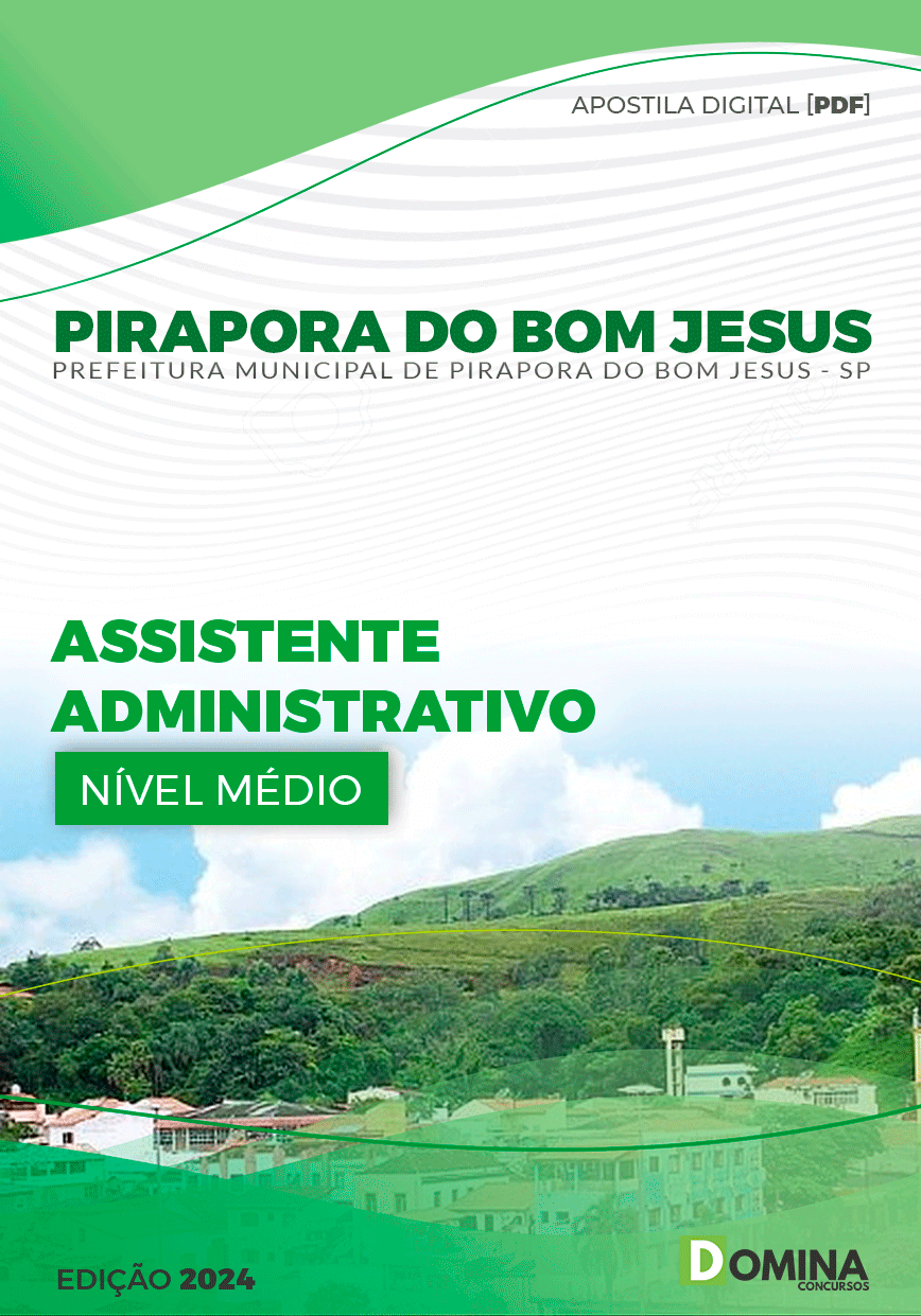 Apostila Pref Pirapora do Bom Jesus SP 2024 Assistente Administrativo