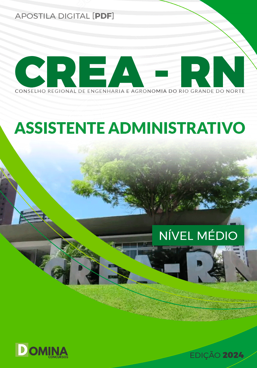 Apostila Concurso CREA RN 2024 Assistente Administrativo