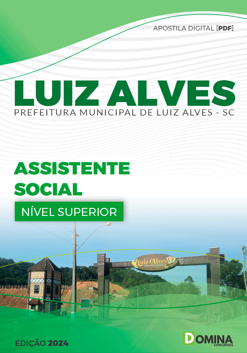 Apostila Pref Luiz Alves SC 2024 Assistente Social