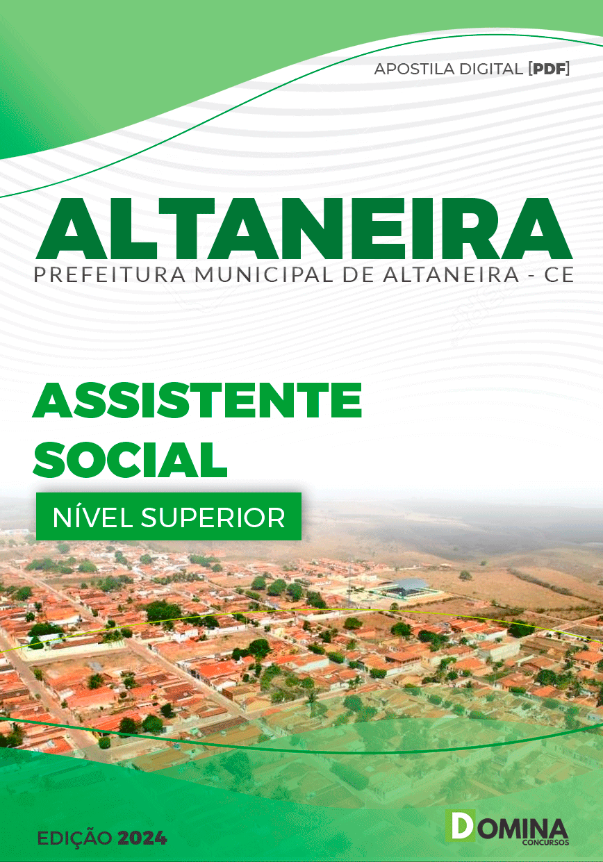 Apostila Pref Altaneira CE 2024 Assistente Social