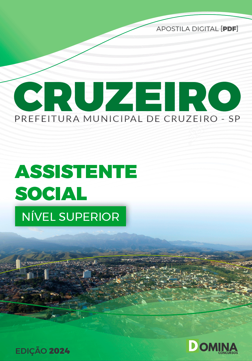 Apostila Pref Cruzeiro SP 2024 Assistente Social