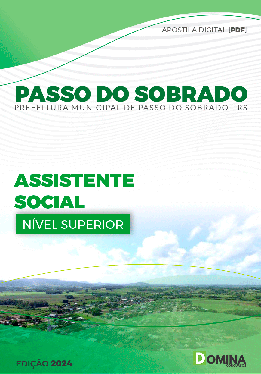 Apostila Pref Passo do Sobrado RS 2024 Assistente Social