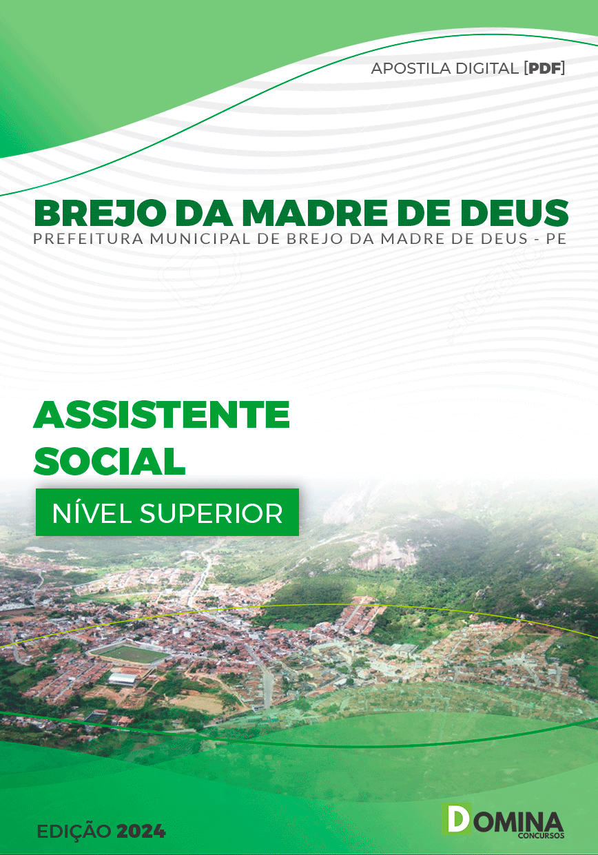 Apostila Pref Brejo da Madre de Deus PE 2024 Assistente Social