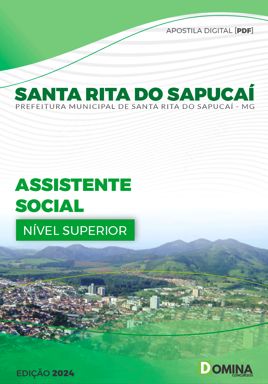 Apostila Pref Santa Rita Do Sapucaí MG 2024 Assistente Social
