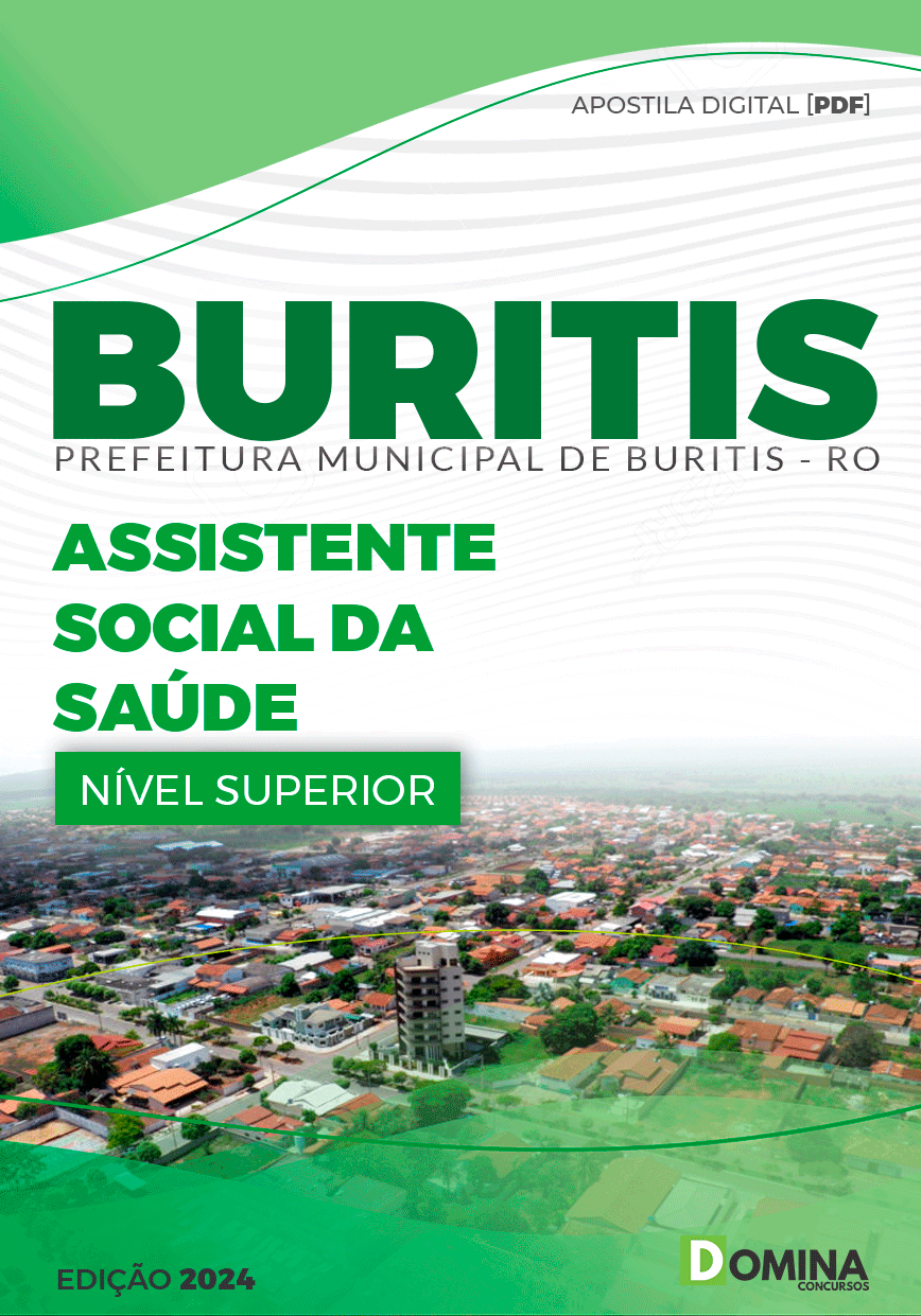 Apostila Pref Buritis RO 2024 Assistente Social Saúde