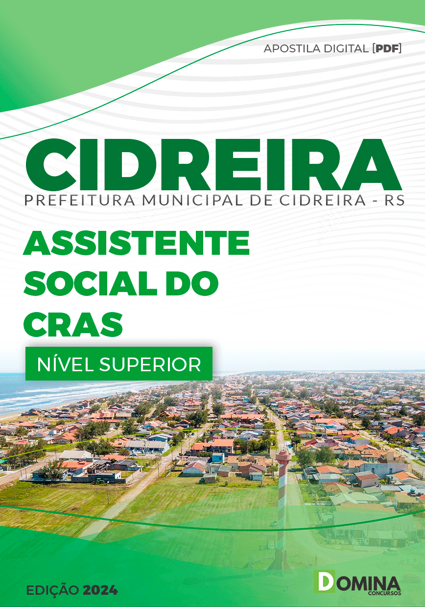 Apostila Pref Cidreira RS 2024 Assistente Social CRAS