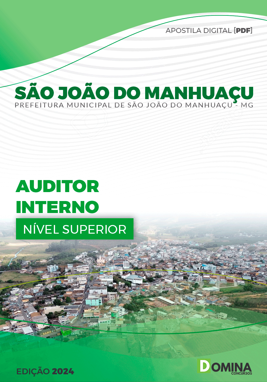 Apostila Pref São João do Manhuaçu MG 2024 Auditor Interno