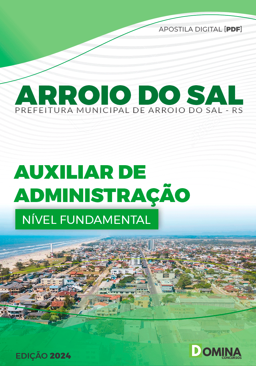 Apostila Pref Arroio do Sal RS 2024 Auxiliar de Administração