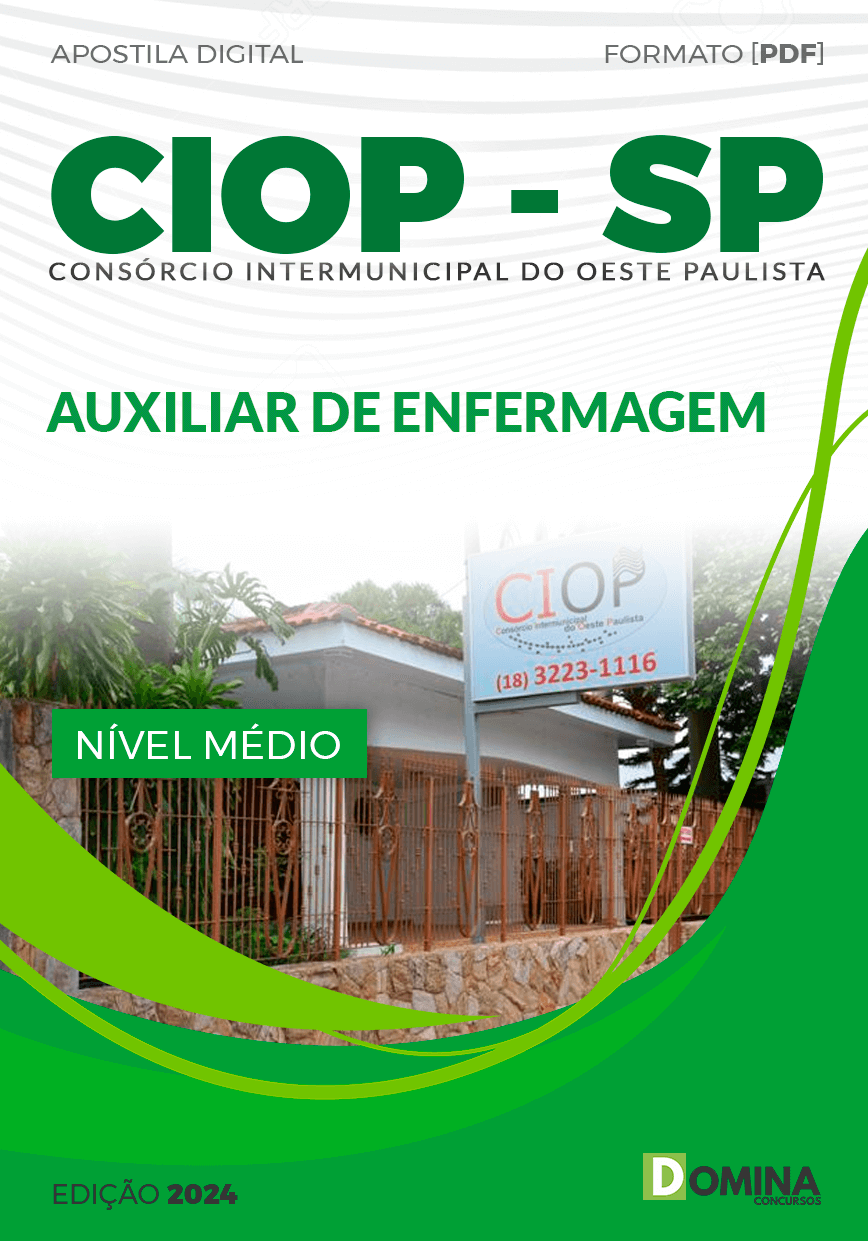 Apostila CIOP SP 2024 Auxiliar de Enfermagem