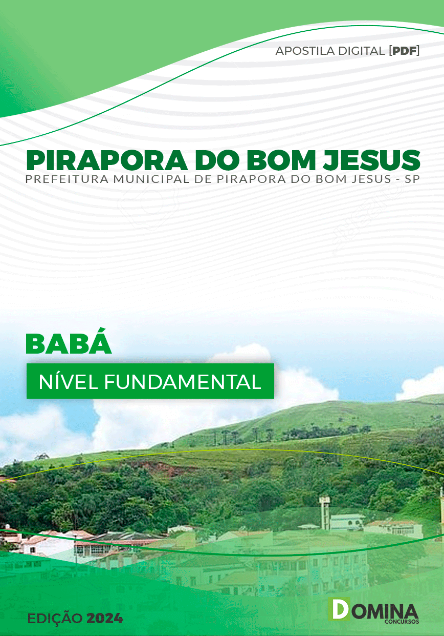 Apostila Pref Pirapora do Bom Jesus SP 2024 Babá