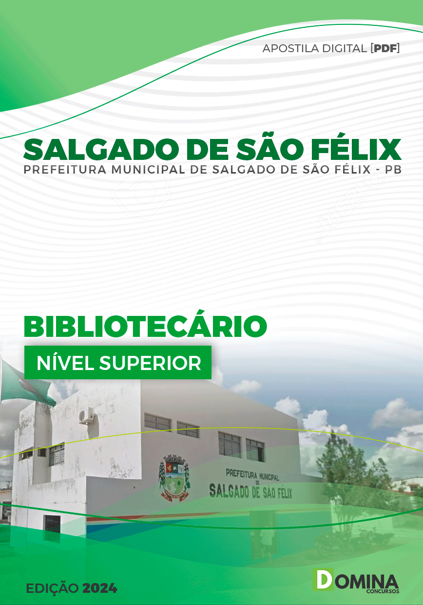 Apostila Pref Salgado de São Félix PB 2024 Bibliotecário