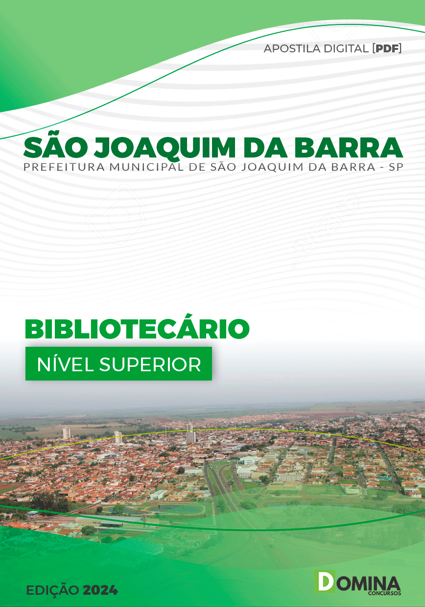 Apostila Pref São Joaquim da Barra SP 2024 Bibliotecário