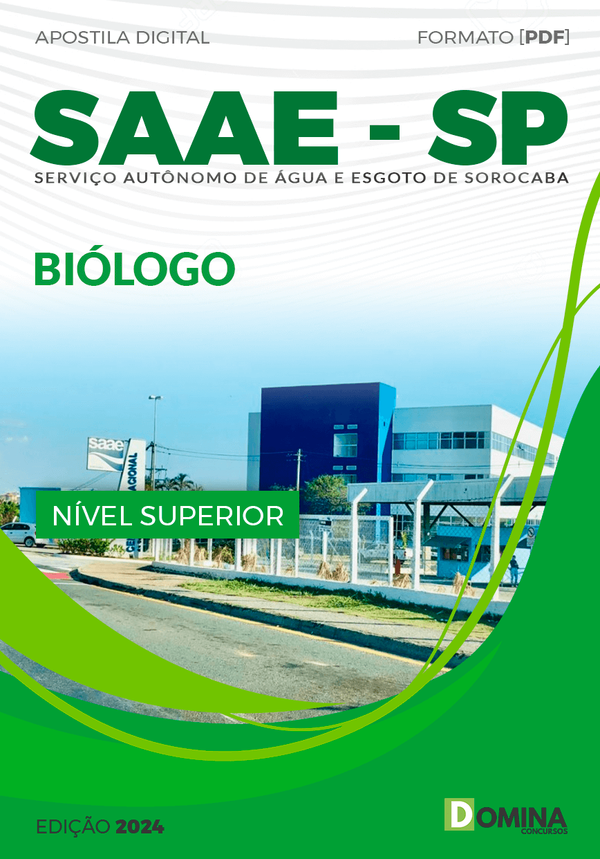 Apostila SAAE Sorocaba SP 2024 Biólogo