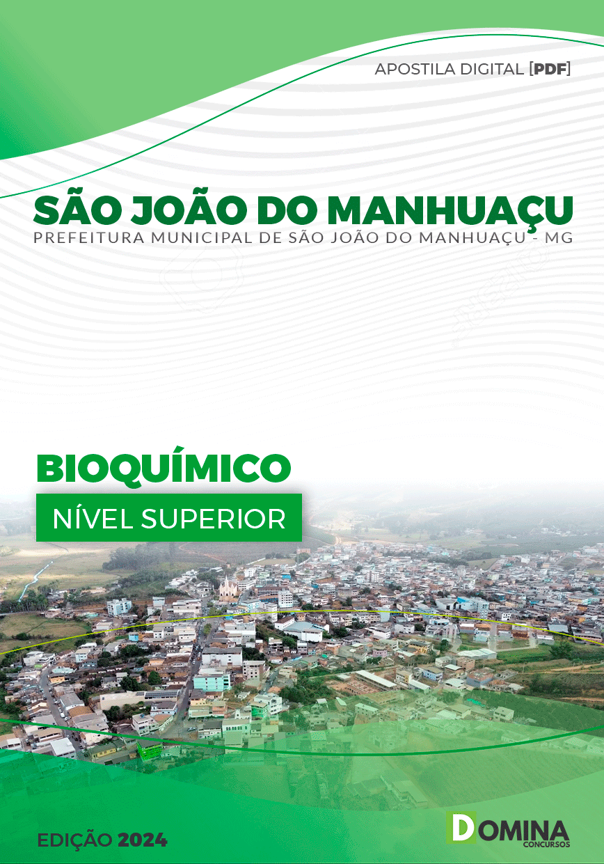 Apostila Pref São João do Manhuaçu MG 2024 Bioquímico