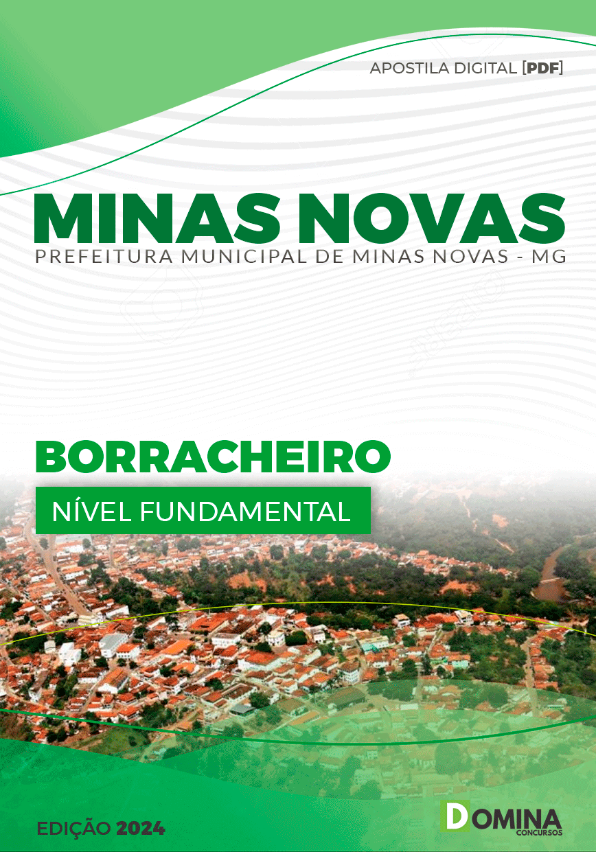 Apostila Pref Minas Novas MG 2024 Borracheiro