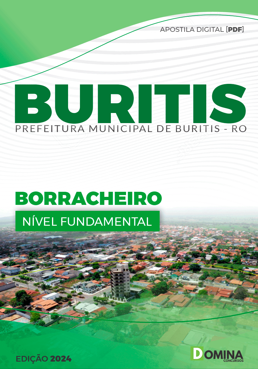Apostila Pref Buritis RO 2024 Borracheiro