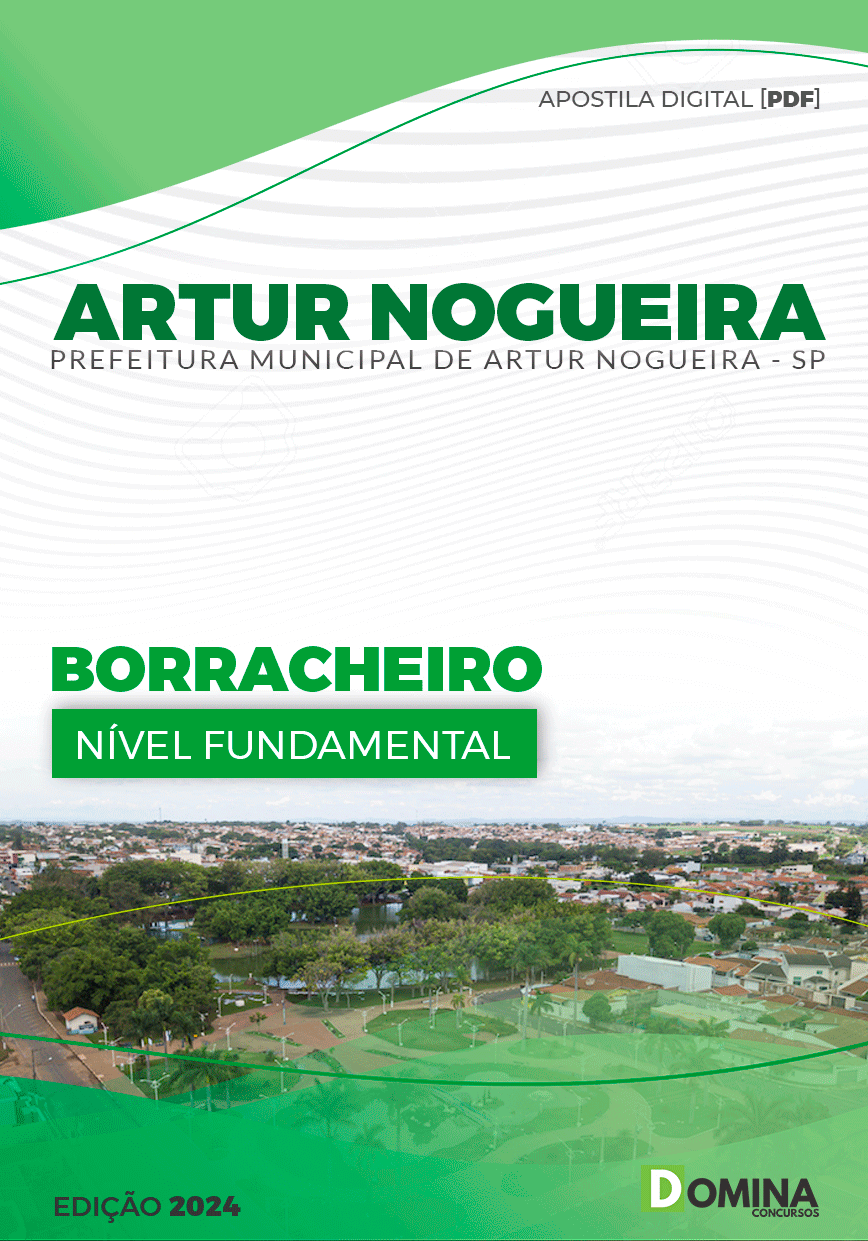 Apostila Pref Artur Nogueira SP 2024 Borracheiro