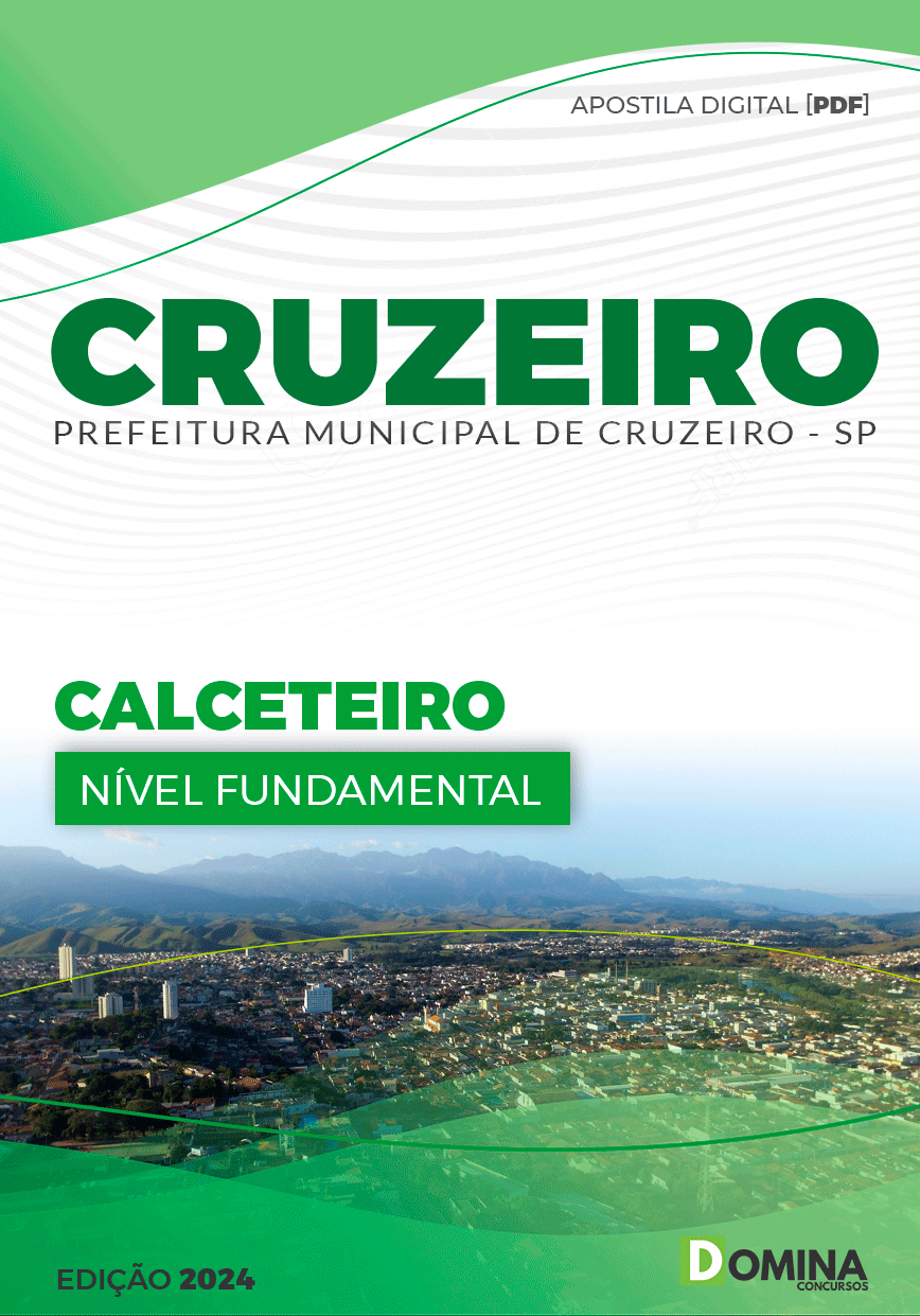 Apostila Pref Cruzeiro SP 2024 Calceteiro