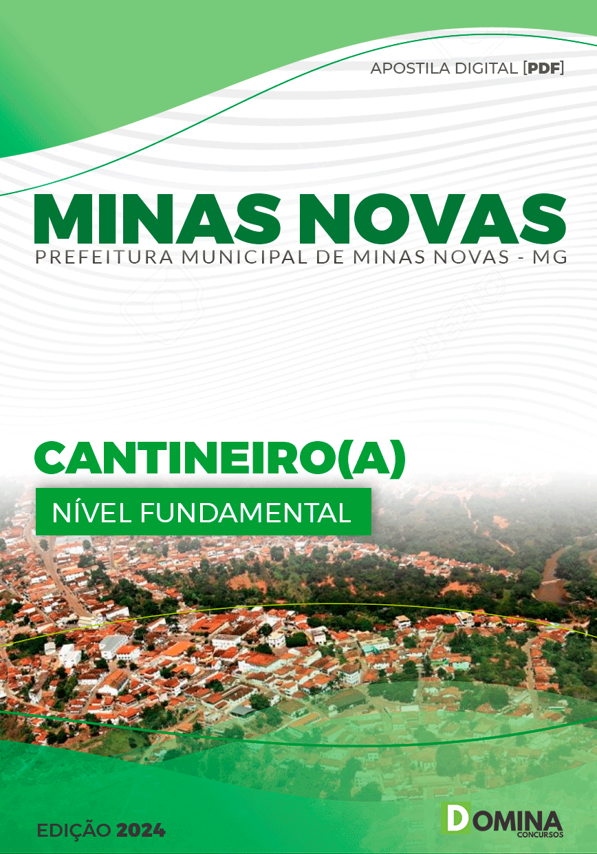 Apostila Pref Minas Novas MG 2024 Cantineiro