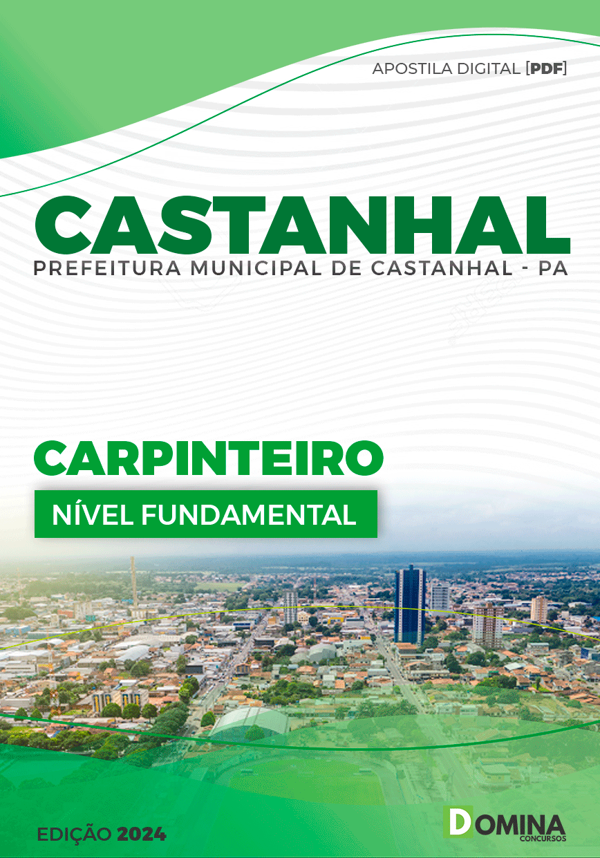 Apostila Pref Castanhal PA 2024 Carpinteiro
