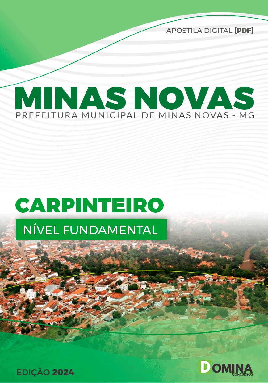Apostila Pref Minas Novas MG 2024 Carpinteiro