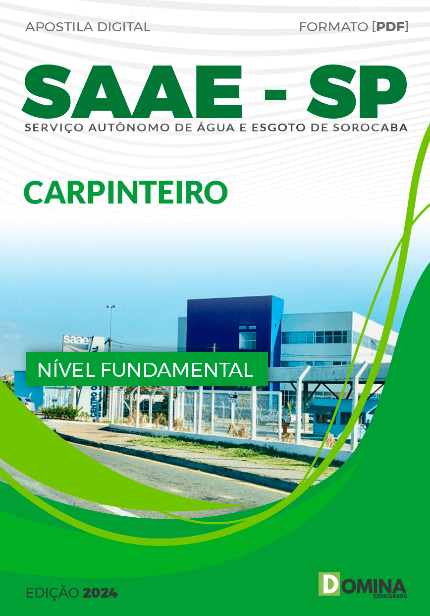 Apostila SAAE Sorocaba SP 2024 Carpinteiro